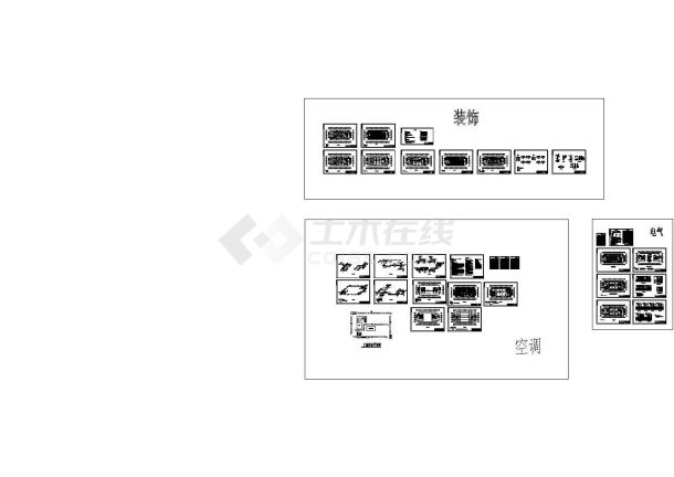 某医院住院楼洁净手术部装修工程设计图（含空调及电气）-图一