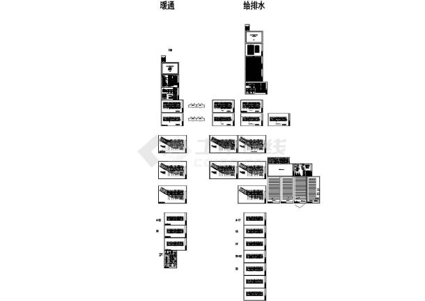 33层高层住宅水暖设计施工图-图一