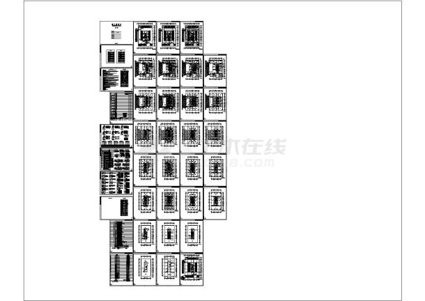 [河北]高层办公楼强弱电CAD施工图-图二