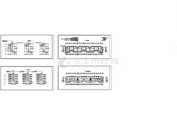 多层住宅电气设计CAD施工图纸-图一