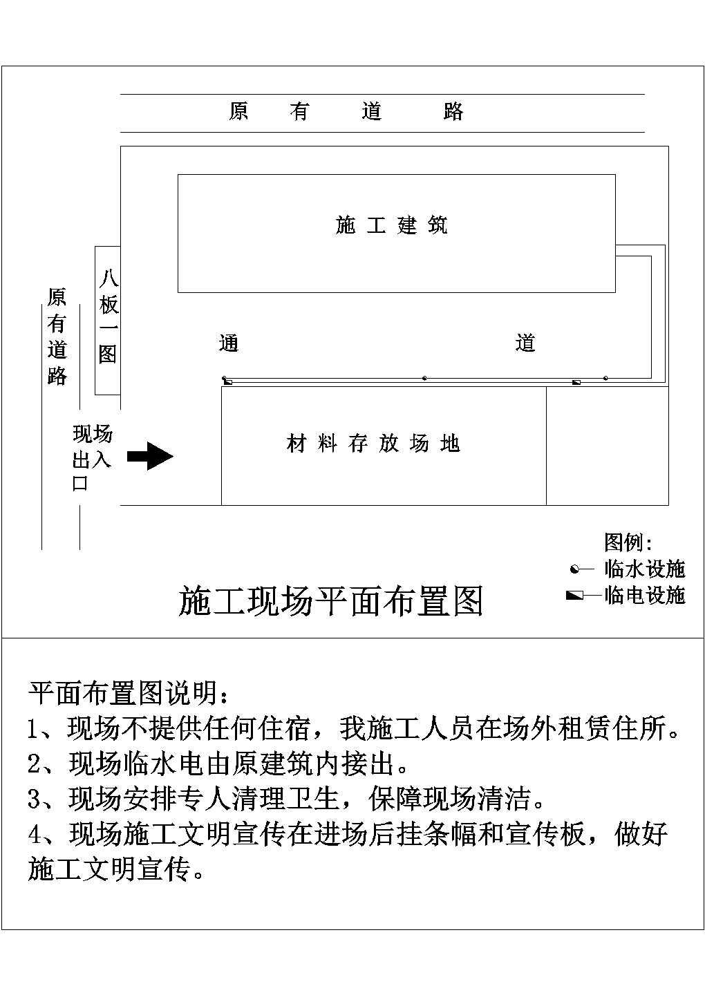 北京某办公楼加固工程施工组织设计（含施工平面布置图）