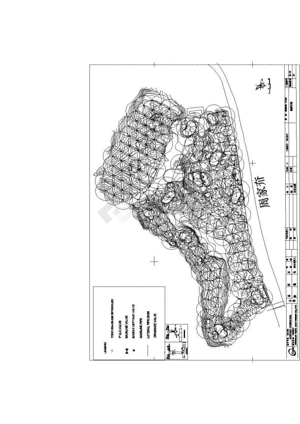 青岛某高尔夫迷你练球场全套CAD施工图（含设计说明）-图二