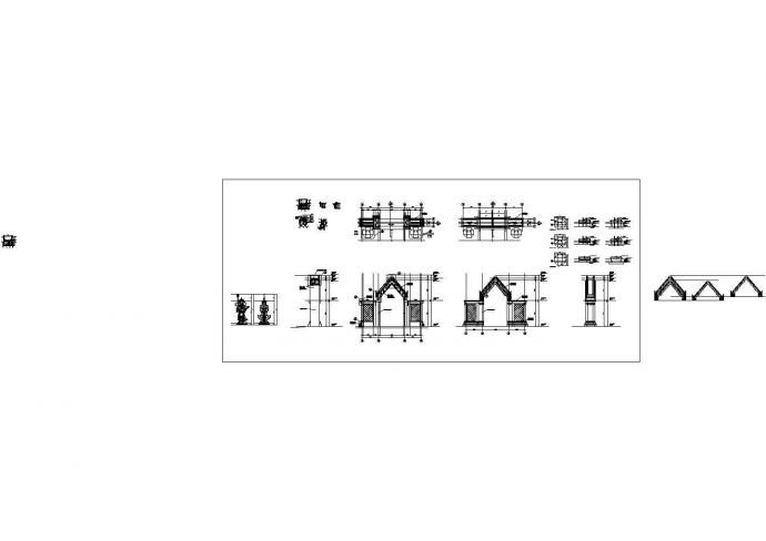 2241㎡展览展馆建筑设计cad图【平立剖 详图 共48个CAD文件】_图1