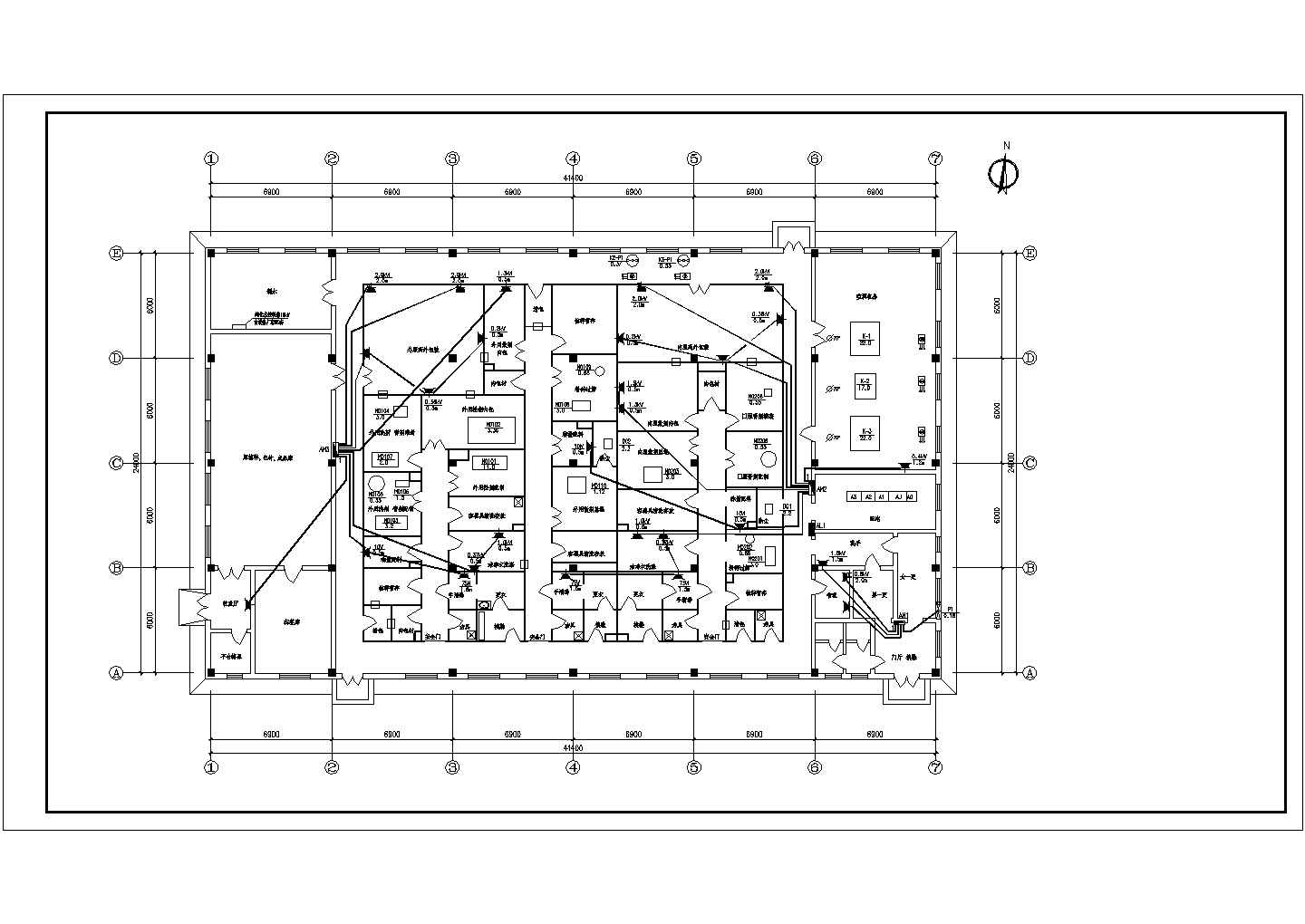 某药厂电气全套CAD详细构造节点完整图纸