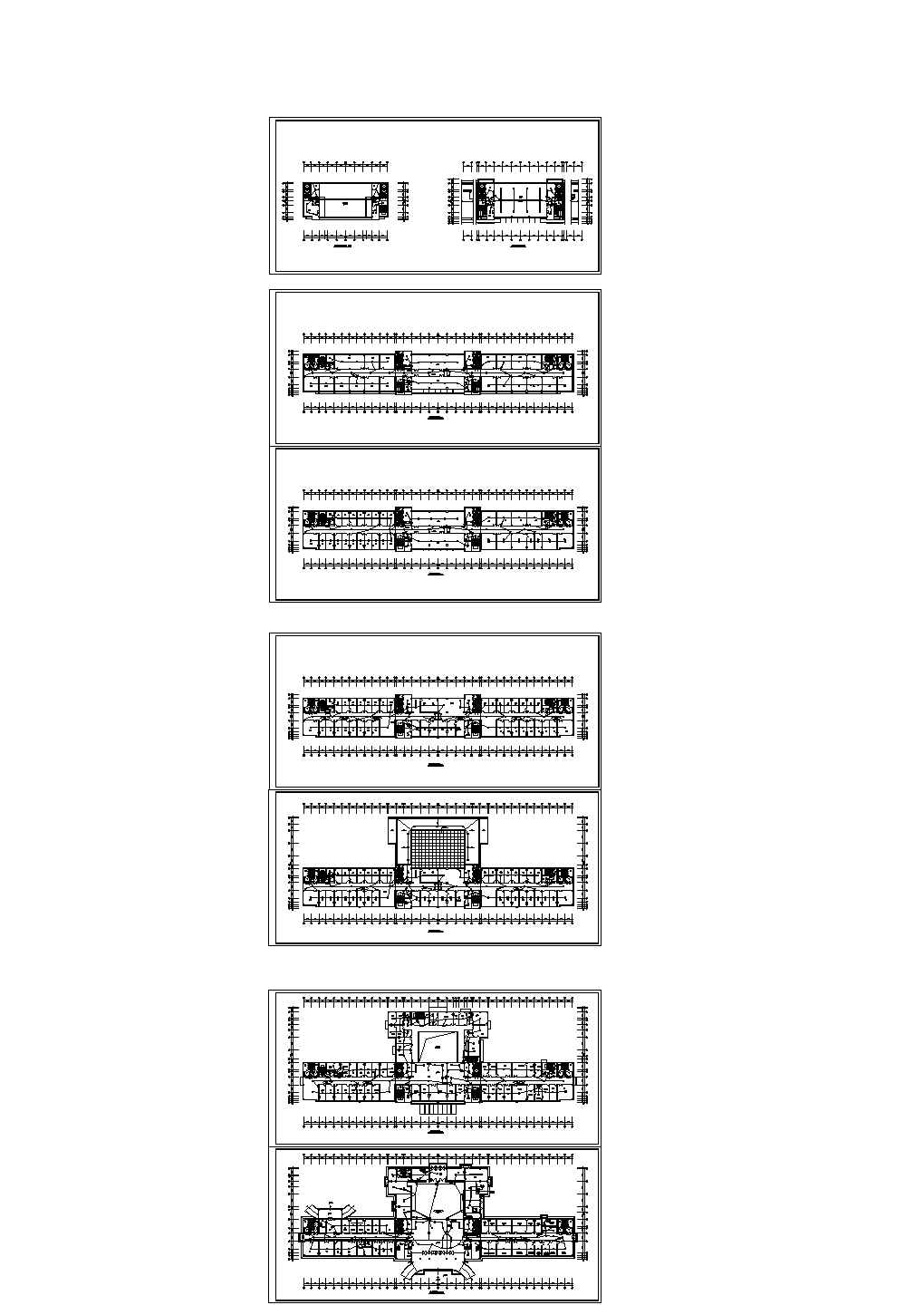 8层门诊楼电气施工图（含总说明、4个CAD）
