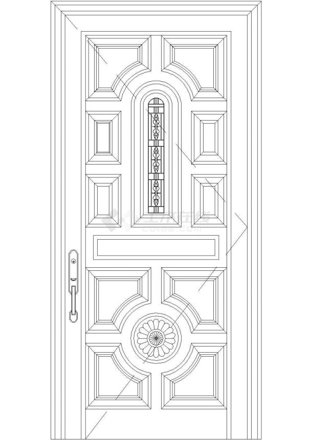 建筑设计常用房间门设计cad图块（甲级院设计，种类齐全）-图一