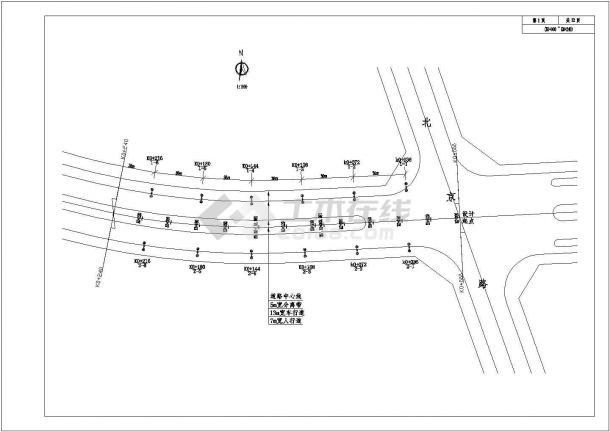 某路段太阳能路灯工程设计cad图纸（照明设计）-图二