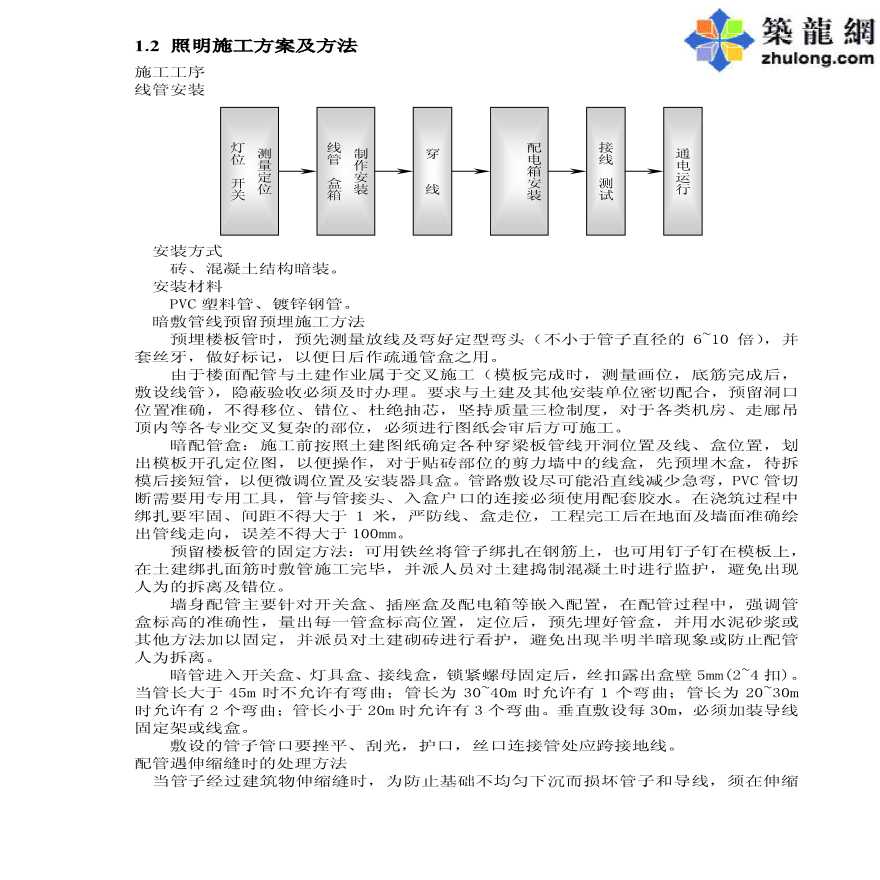 某市某高级小区水电施工组织设计-图二