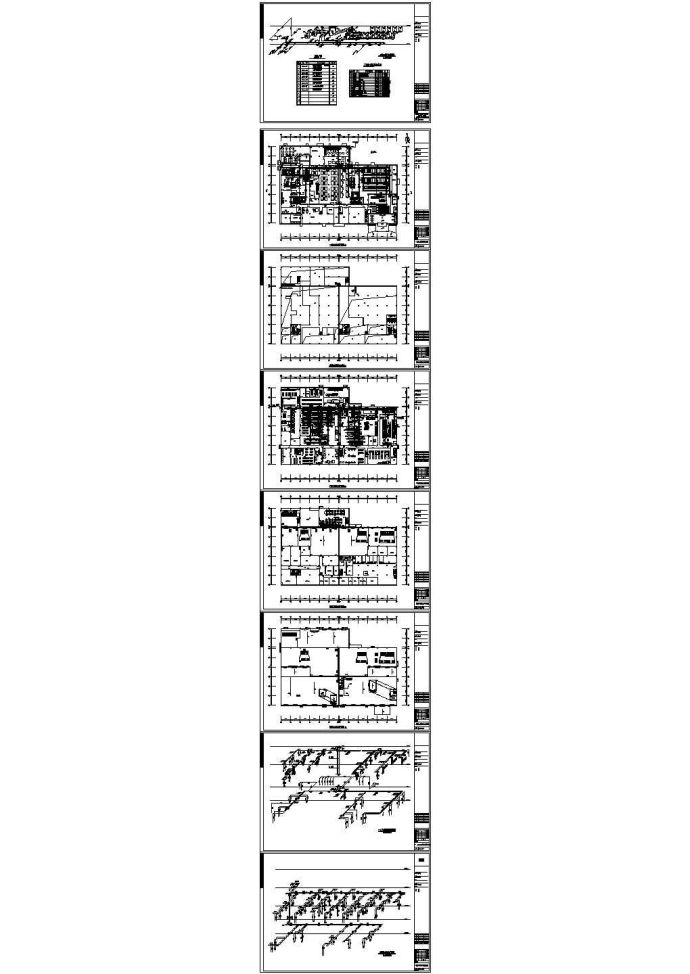 江苏某三层工艺给水系统图纸_图1