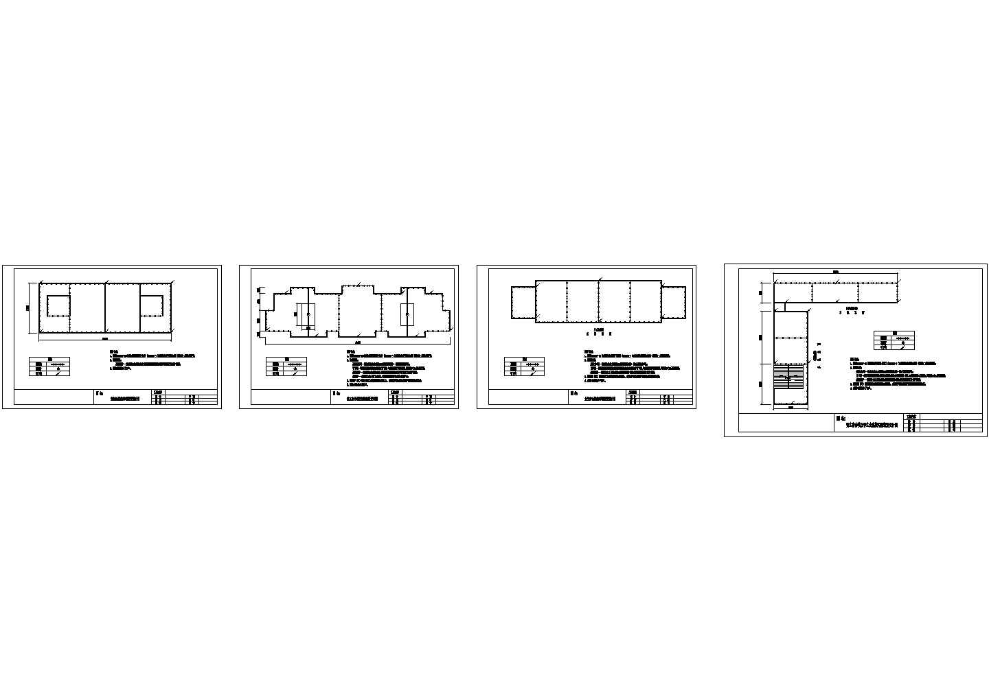 某学校综合防雷工程电气设计图（4张）