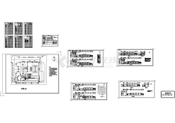 六层教学楼电气施工图纸设计dwg-图一
