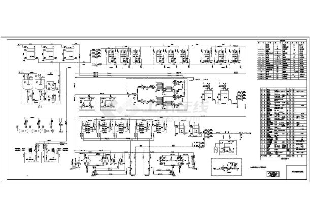 45T每小时反渗透工艺CAD图-图一