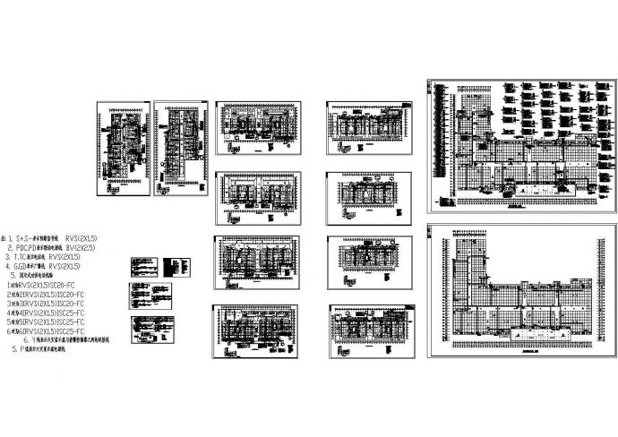 大型商场消防系统电气施工图纸CAD_图1