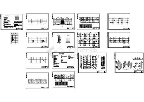 【6层】3000框架住宅楼设计(含计算书、建筑结构设计、开题报告等)-图一
