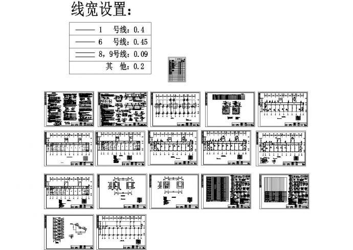 某框架教学楼结构cad设计图_图1