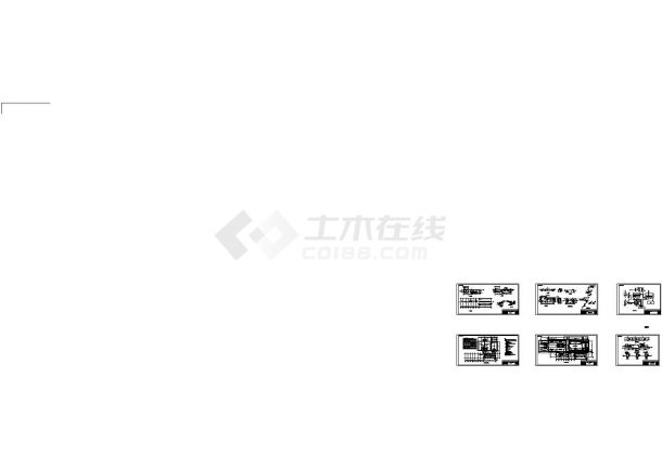 北京某工程给水处理CAD图纸-图一