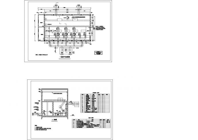 [江苏]自来水厂工艺施工设计CAD图纸_图1