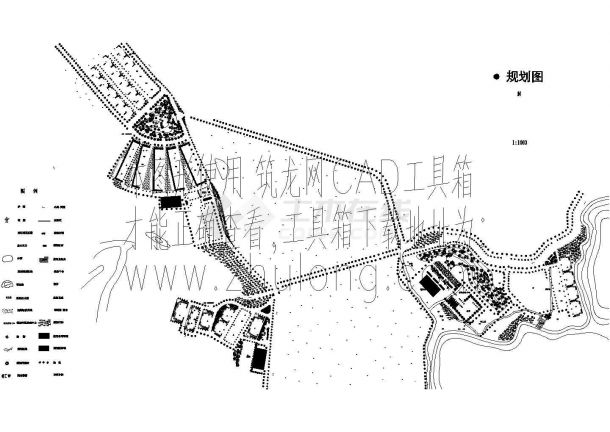 某新农村规划设计方案平面图-图一