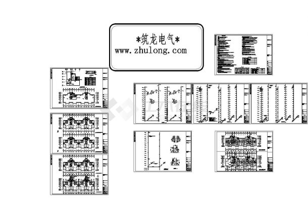 [辽宁]大型住宅小区全套电气施工图纸107张（包含暖通、给排水图纸）-图二