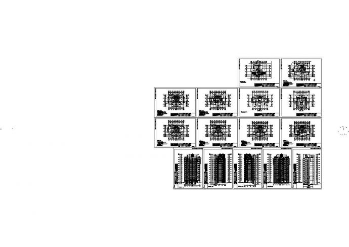 某十二层框剪结构住宅楼建筑设计方案图_图1