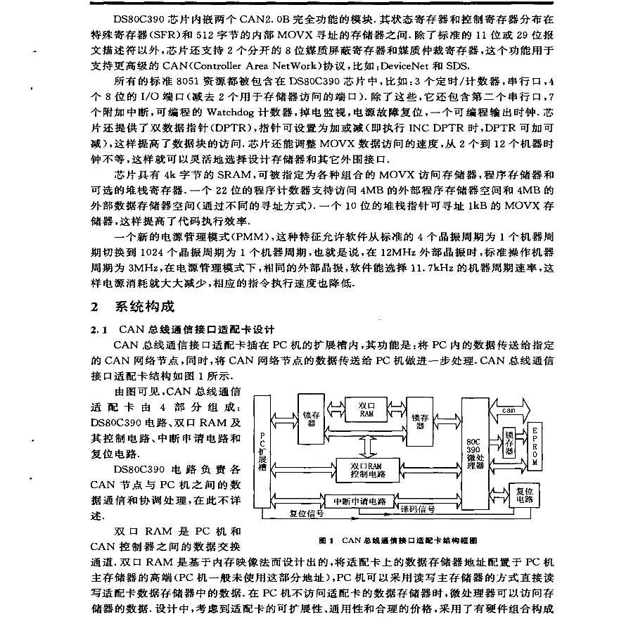 CAN总线在智能楼宇中的应用-图二