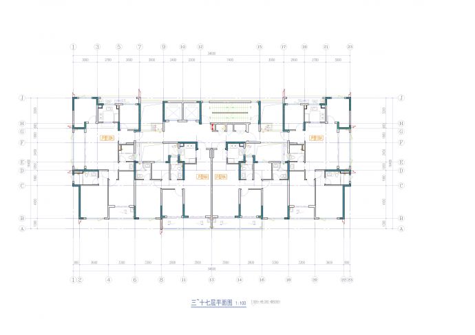 萧普南未来社区规划设计图纸（4.7万方 18--19F） 建筑 初设_图1