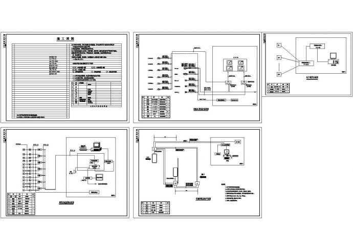 部分智能化系统图和说明CAD图_图1