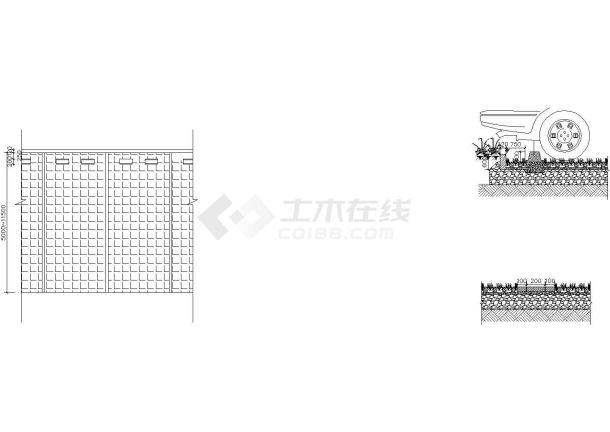 某停车场设计施工CAD参考图-图一