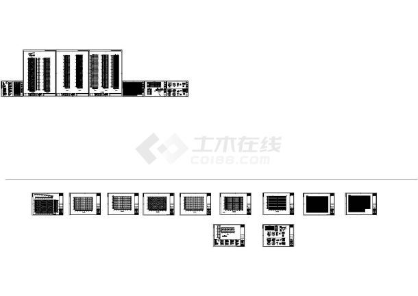 钢结构网架施工CAD图纸-图一