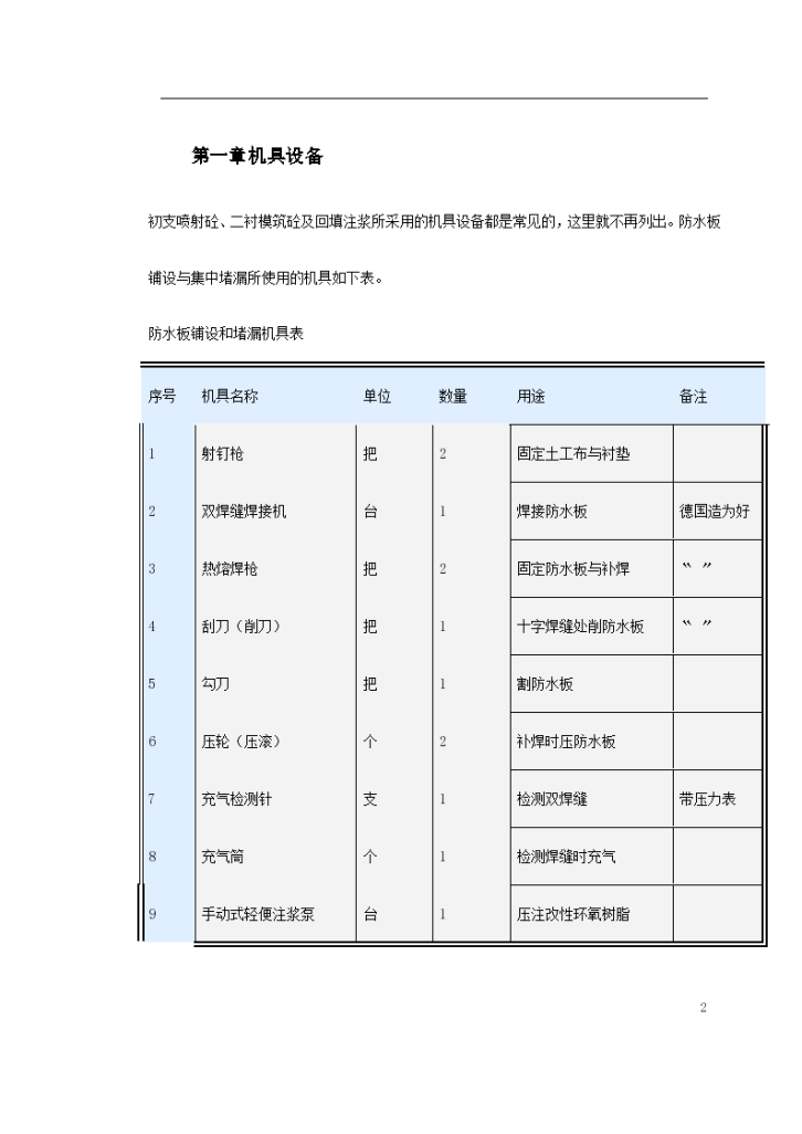 广州某人行隧道防水工程施工工法施组-图二