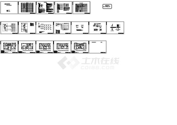 [重庆]综合医院弱电系统设计施工图纸-图一