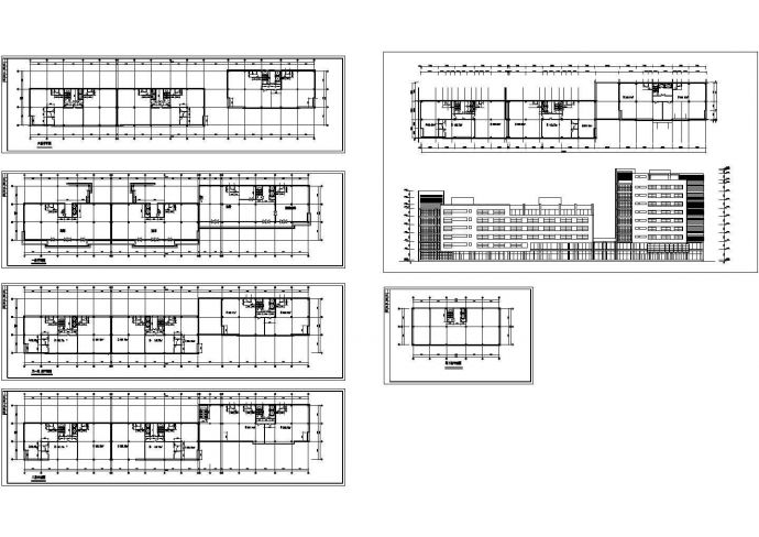 商住楼建筑图（某甲级院设计）_图1
