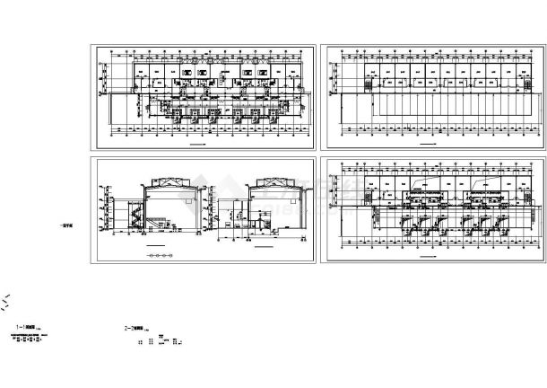 某二层砖混结构大型熔炼车间设计cad建筑图纸 （标注详细）-图一