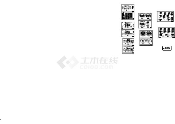 十八层商住楼电气cad设计施工图-图一