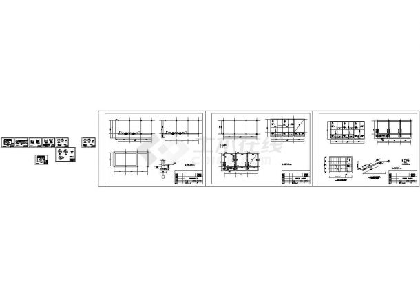 某乡镇集中供水设计建筑施工图-图一