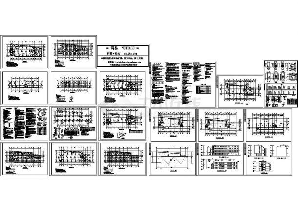 某4层框架结构幼儿园建筑结构全图（含设计说明）-图一