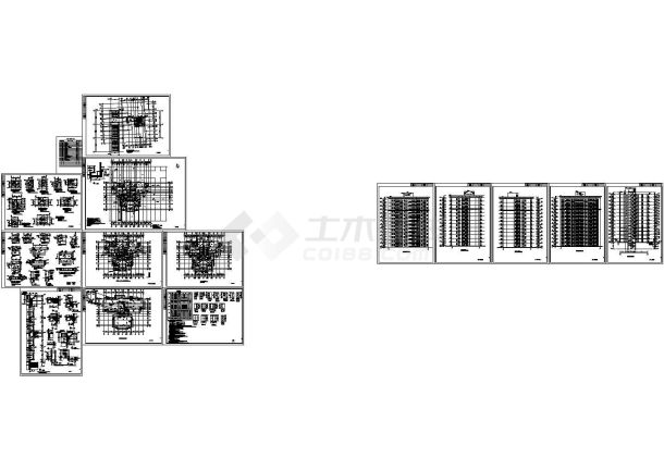 某十三层住宅楼建筑施工CAD图纸设计-图一