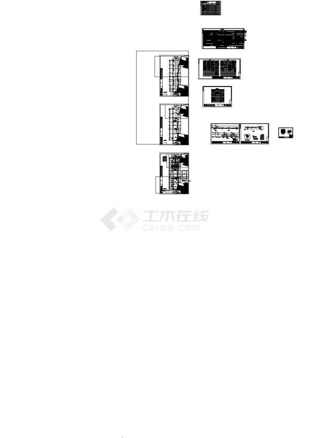 上海大型商业房给排水设计施工图,11#房设计-图一