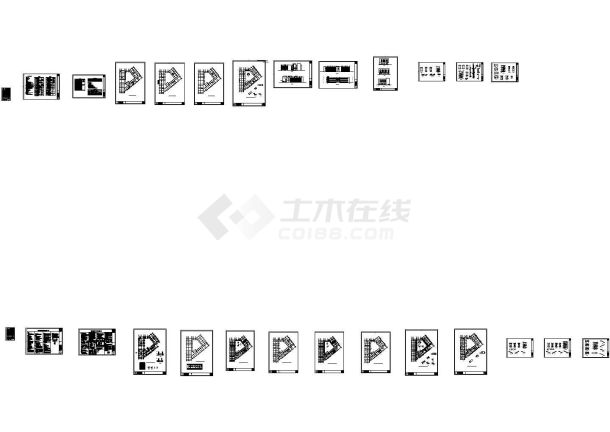 杭州某三层幼儿园建筑与结构设计施工图设计-图一