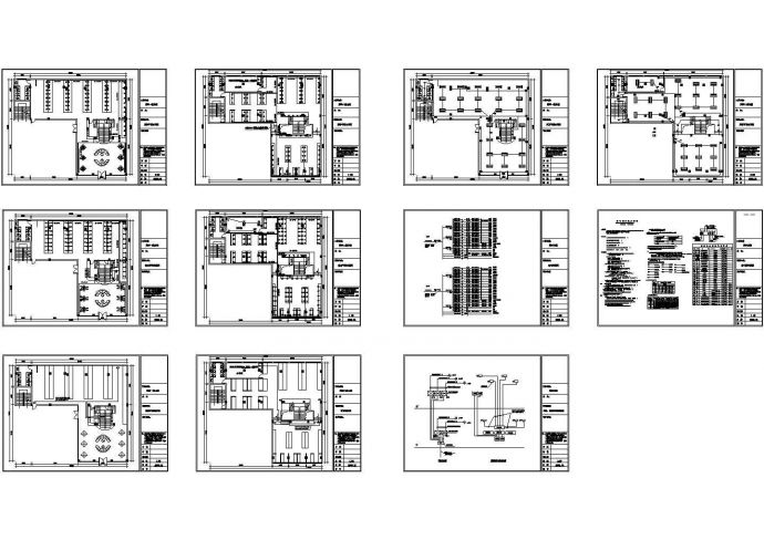 某网吧电气详细设计CAD施工图_图1