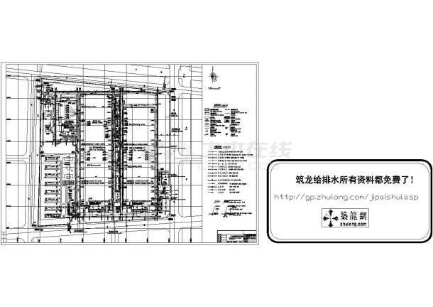 某大型工业厂房综合管线施工图-图二