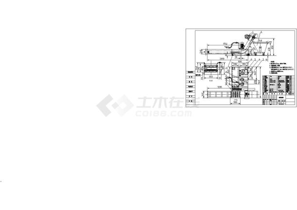 刮板排屑机图纸下载.共一张-图二