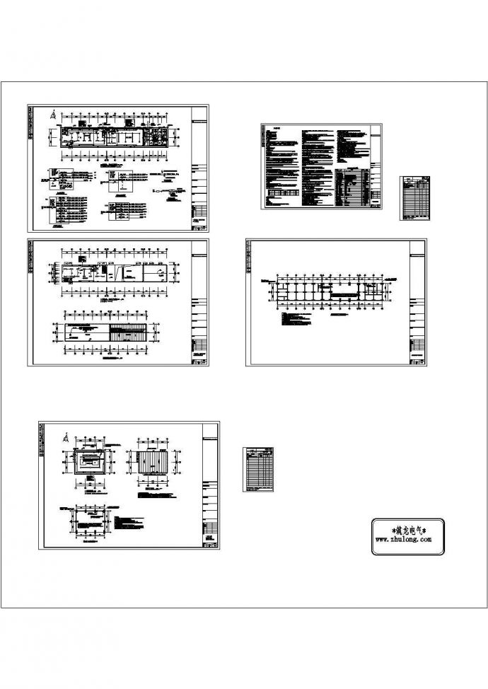 某大型工业厂房全套电气施工设计图纸，67张（含厂房、职工宿舍、办公楼、仓库）_图1