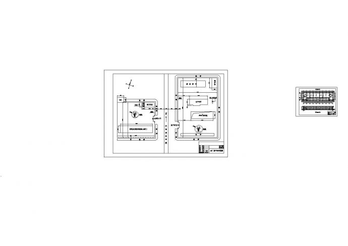 某水库供水工程水厂生产车间设计图纸_图1