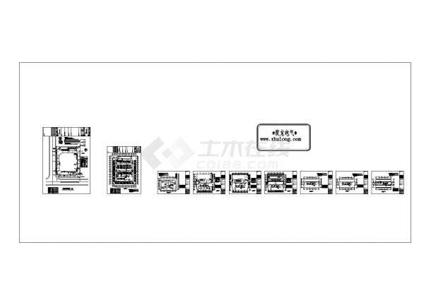 [上海]商务办公楼弱电智能系统电气cad设计施工图纸-图二