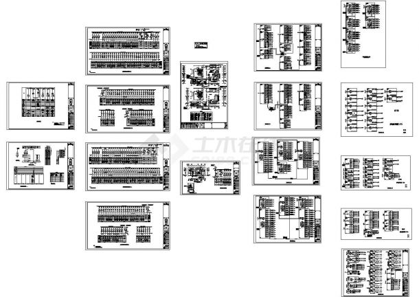 某高档住宅楼配电设计cad全套电气系统图（甲级院设计，17张图）-图一