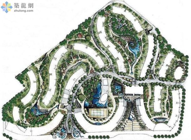 柳州居住区景观设计方案-图一