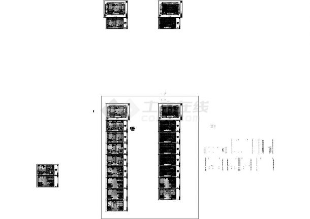 宁夏二十一层办公楼给排水设计施工图 CAD-图一