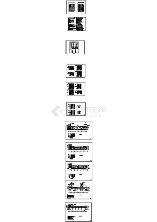 [浙江]中学教学楼电气施工图纸CAD-图一