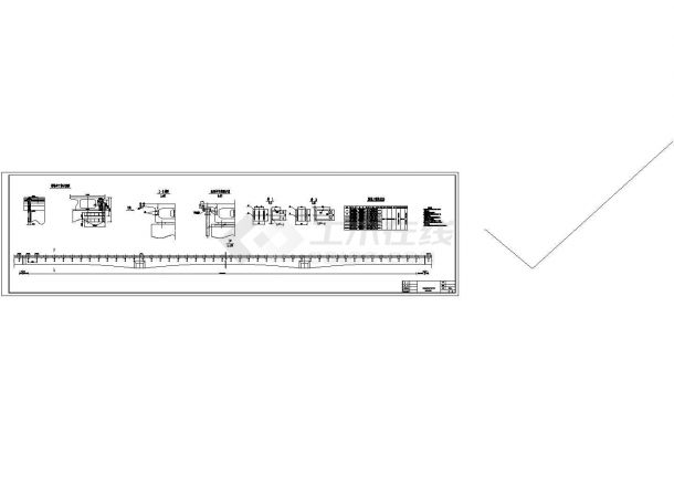 无碴轨道预应力混凝土连续梁桥检车设计图-图一